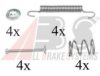 OPEL 16007910 Accessory Kit, parking brake shoes